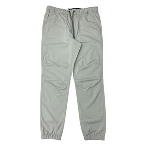 Hurley Men's Pacer Stretch Twill Elastic Cuffs Jogger - Light Grey